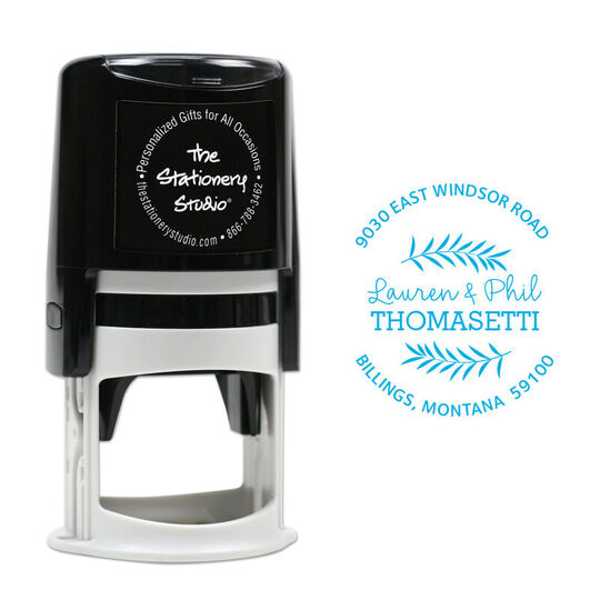 Two Sprigs Self Inking Stamp